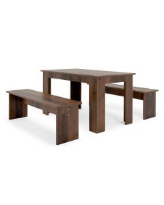 TABLE + 2 BANCS OLD STYLE MUNCHEN 2807